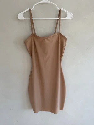 Assets Red Hot Label Spanx Shaping Slip Dress L Large Nude Beige Bodycon Women’s - Image 1 of 3