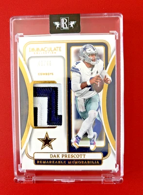 2024 PANINI IMMACUALTE COLLECTION #RM-DPT DAK PRESCOTT  /49 - Image 1 of 4