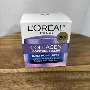 L’Oreal Paris Collagen Daily Face Moisture Filler Dermatologist Tested 1.7 Oz - Picture 1 of 3