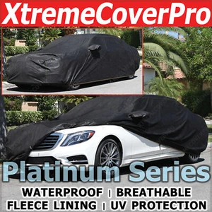 2020 MERCEDES S450 S560 S63 S65 SEDAN WATERPROOF CAR COVER W/MIRRORPOCKET BLACK - Picture 1 of 11