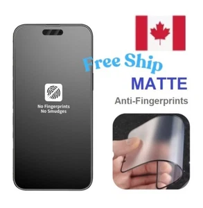 Ceramic Soft Screen Protector [Matte] for iphone 16 15 14 13 12 11 pro max plus - Photo 1 sur 3