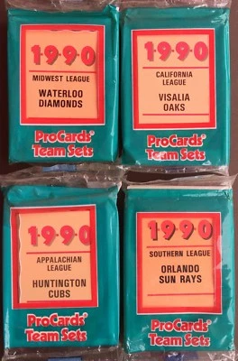 1990 ProCards WATERLOO DIAMONDS Padres  Minor League UNOPENED Team Set  B2018711 - Image 1 of 4