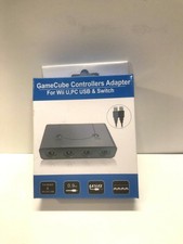 GameCube Controller Adapter For Nintendo Switch Wii U & PC USB Switch 4 port