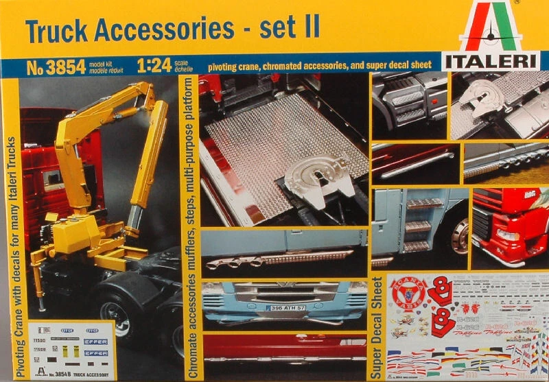 KIT MODELLISMO CAMION STATICO ITALERI ACCESSORI TRUCK SERIE II SCALA 1:24 - Immagine 1 di 1