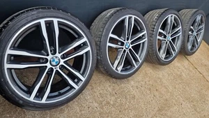 Genuine BMW 704M 19" Alloy Wheels 3 4 Series M Sport Shadow 8043650 - Picture 1 of 11