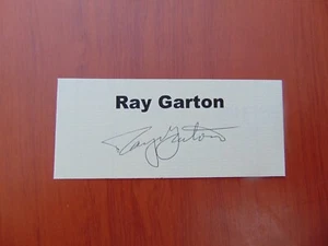 Ray Garton Signature book plate only-guaranteed authentic, free U.S. shipping - Picture 1 of 2