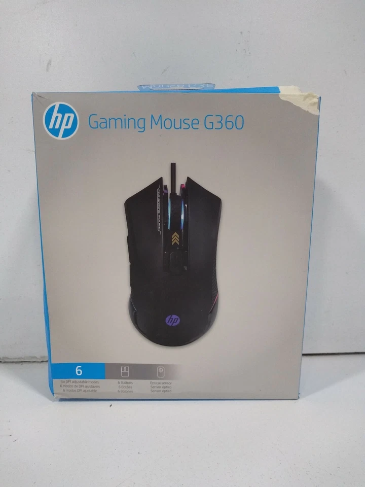 HP Wired Mouse Gaming RGB Backlit USB Wired Mouse for Gaming G360 - Image 1 of 1