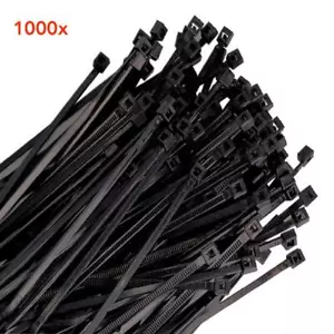 Bridas de cable de 370 mm SUPER PESADAS a granel con cremallera estabilizadas UV 4,8 mm de ancho 55 + kg - Imagen 1 de 10
