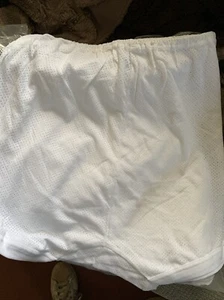 10 Pairs White Swan Cotton Airtex Granny Panties Bloomers 528 XXOS XXL (rd - Picture 1 of 5