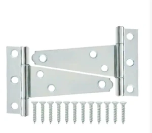 2PK Everbilt 3 inch Tool Box Gate Shed cabinet Door Hardware Tee T-Hinges 15291 - Picture 1 of 3