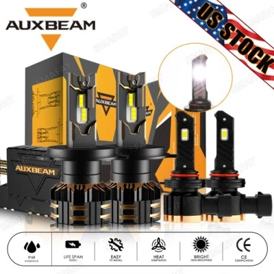 For Toyota Tundra 2000-2006 CANBUS LED Headlight Hi Low Beam + Fog Light  White - Image 1 of 4