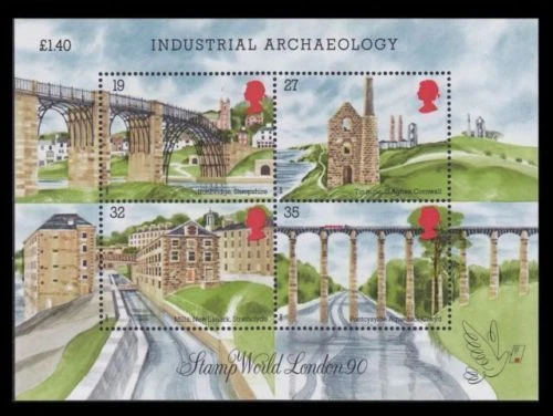 GB MNH STAMP MINIATURE SHEET 1989 Industrial Archaeology SG MS1444 UMM - Image 1 of 1