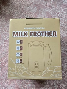 Electric Milk Frother, 4 in 1 Milk Steamer,11.8Oz/350Ml Automatic Warm and Cold - Picture 1 of 4
