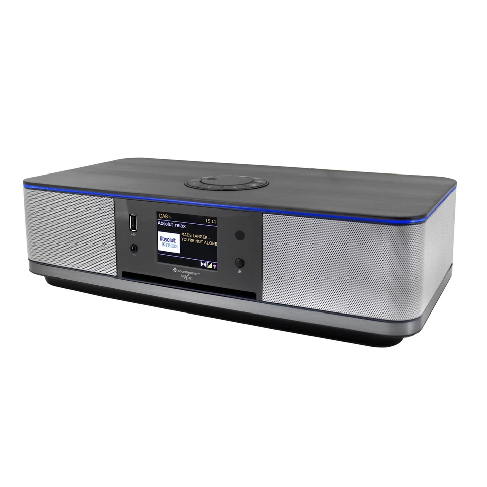 Soundmaster Highline ICD2023SW Schwarz Stereo Musikcenter mit WLAN und Bluetooth - Bild 1 von 1