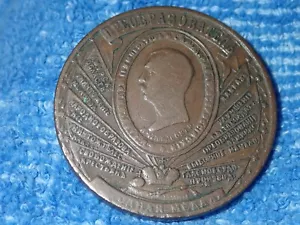 RUSSIA: SCARCE 1862 PEOPLES MEDAL FOR 1000 YEARS OF CONTINUOUS EXISTANCE! - Picture 1 of 4