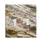 Embossi Printed Maxi Metal Veined Stone Marble Texture Switch Plate Cover 