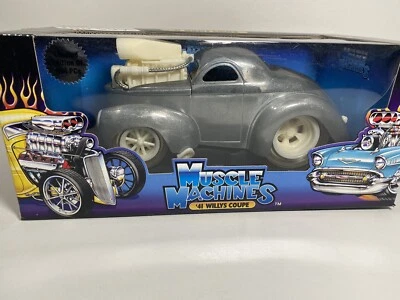 Muscle Machines - 1:18 - '41 Willys Coupe Diecast Ltd Ed  504pcs RAW Metal NIB - Image 1 of 4