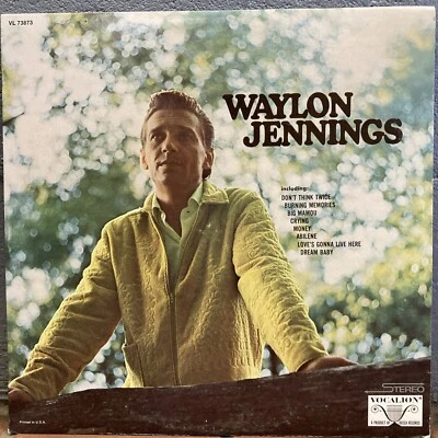 Waylon Jennings Self Titled Vinyl LP Vocalion VL 73873 Bob Dylan County Western - Image 1 of 4
