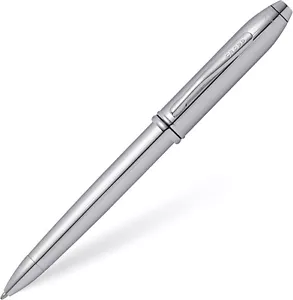 Cross Townsend Lustrous Chrome Ballpoint Pen with Chrome Appointments - Picture 1 of 2