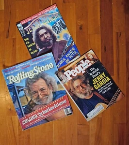 Jerry Garcia Memorabilia; drei Zeitschriften: Rolling Stone, People, + - Bild 1 von 4