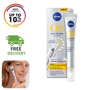 Nivea Q10 Faltenentferner Sofort Hautstraffung Gesicht Augen Serum Filler Anti-Aging - Bild 1 von 12
