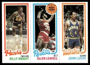 1980-81 Topps John Lucas/Allen Leavell/Billy Knight #96/104/120 - Picture 1 of 2