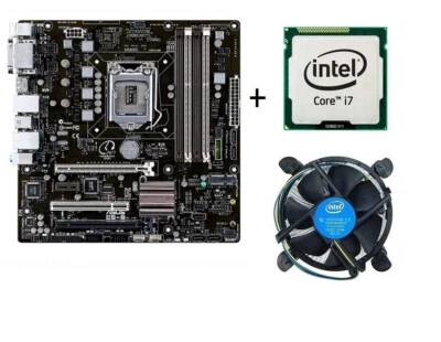 Kit Asus Scheda Madre socket lga 1150 con cpu processore Intel quad core i7 4770 - Immagine 1 di 3