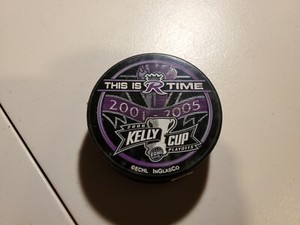 Reading Royals 5th Anniversary 2005/06 ECHL Kelly Cup Playoffs Minor Hockey Puck