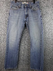 Levis Jeans Mens 34x34 Blue 514 Slim Straight Fit Denim Pants Casual - Picture 1 of 15