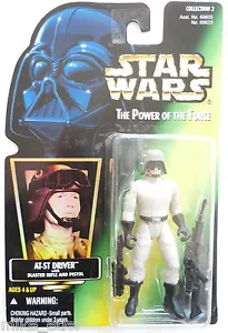 Star Wars Power of the Force AT-ST Driver (Kenner, 1996) Nuevo en la tarjeta - Imagen 1 de 2