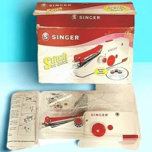 Singer 01663 Stitch Sew Quick Portable Mending Machine Hand Held Sewing Compact - Picture 1 of 5