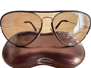 Vintage Ray-Ban Aviator Leathers Bausch & Lomb 62mm Gold B&L USA Sunglasses - Bild 1 von 4