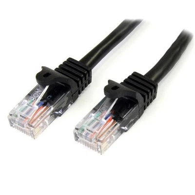 StarTech.com 2m Cat5e RJ45 UTP Netzwerkkabel Snagless - Cat 5e Patchkabel - Schw - Bild 1 von 4