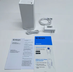 Linksys Atlas WiFi 6 Router Home WiFi Mesh System MX2000 1 Pack - White - Picture 1 of 7