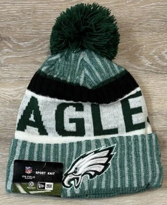 Philadelphia Eagles NFL On Field New Era Sport Knit Pom Beanie NWT New - Picture 1 of 4