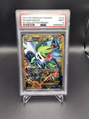 2017 Pokemon Premium Trainer Shaymin EX 77a/108 XY Collection Promo PSA 9 - Image 1 of 2