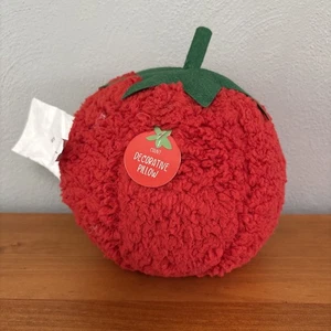 Cuscino a forma di pomodoro rosso sherpa estate 2025 parco giochi target bullseye nuovo con etichette - Foto 1 di 3