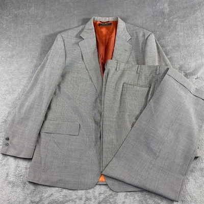 Traje De Colección Brooks Brothers Para Hombre 46 Largo Hamilton B778 Mezcla Lana Pata de Gallo Foto 1 de 4