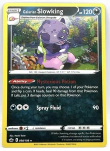 Galarian Slowking 098/198 Chilling Reign Promo Cosmos Holo Pokemon - Picture 1 of 2