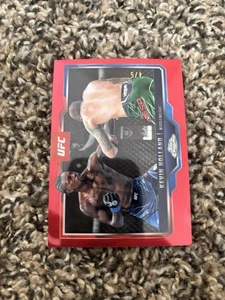 2025 TOPPS Chrome UFC Kevin Holland RED Refractor /5 - Picture 1 of 3