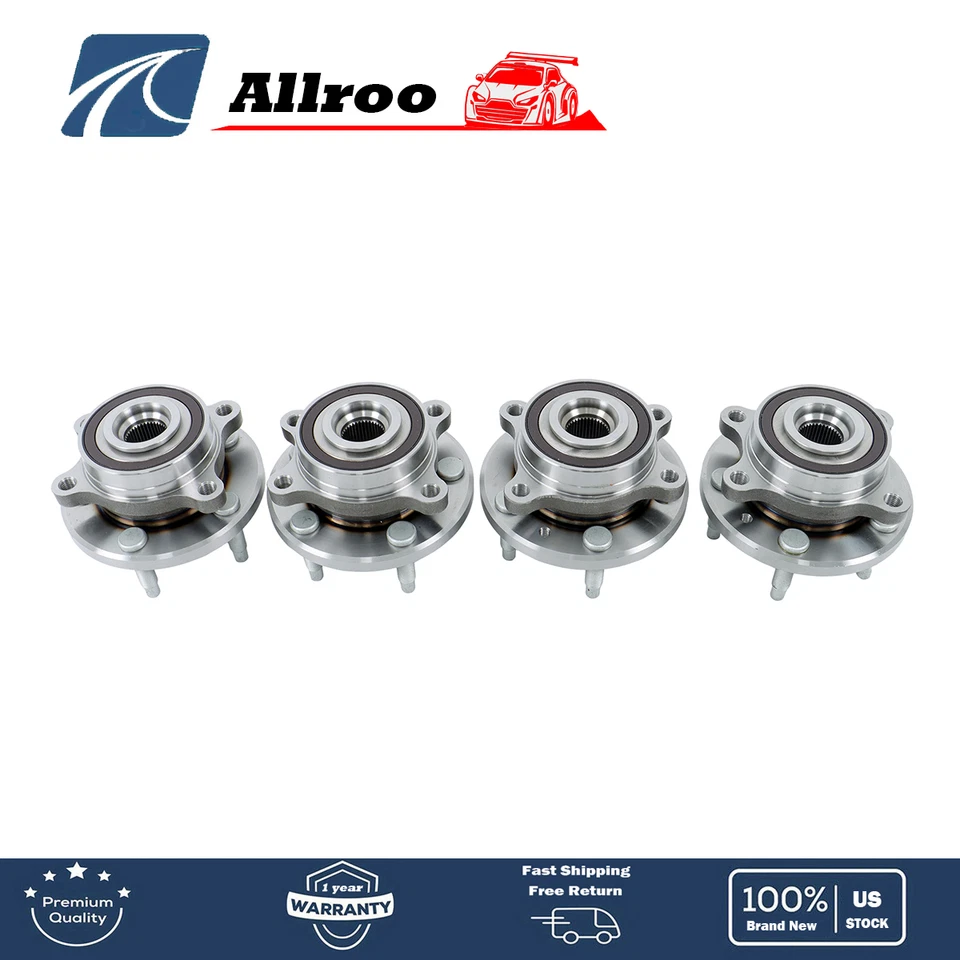 4x Front & Rear Wheel Bearing Hub Assembly For Ford Taurus Flex Lincoln MKS MKT - Image 1 of 4