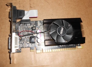 MSI GeForce GT 610 1GB DDR3 PCIe HDMI DVI VGA Video Card N610GT-MD1GD3/LP - Picture 1 of 4