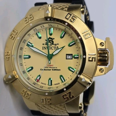 Reloj Invicta Subaqua Noma III Hombre GMT 50mm 13921 Hecho en Suiza Foto 1 de 4