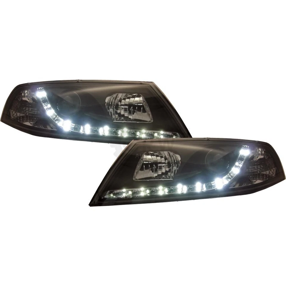 Kit Faro Sinistra Destra per II 2 Tipo 1Z Anno Fab. 01-04 LED Trasparente/Nero - Immagine 1 di 1