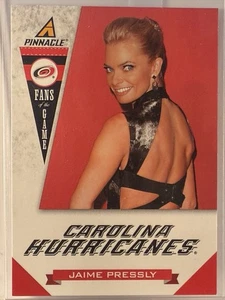 Carolina Hurricanes Jaime Pressly  Pinnacle Fans Of The Game Panini #8 2011 - Picture 1 of 2