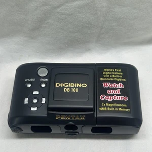 Vintage Pentax Digibino DB-100 Digital Camera Binoculars 7x 16MB Case Manual - Picture 1 of 11