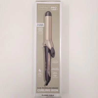 Conair Infiniti Pro 1 1/4" Tourmaline Ceramic Curling Iron CD1001 *Open Box* - Image 1 of 4
