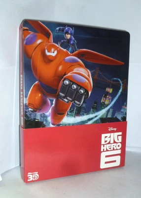 Big Hero 6 - Steelbook - 2 Discs - Blu-Ray 3D + Blu-Ray In Excellent Condition - Image 1 of 3