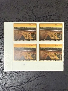 VEREINIGTE STAATEN 4511 NEUE RIVER GORGE BRÜCKE PRIORITÄTSPLATTE # BLOCKPOST POSTFRISCH L994 - Bild 1 von 2