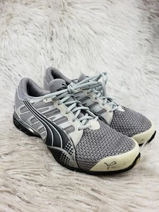 PUMA 10CELL Gray Silver Black Sneakers Size 8 / 40.5 - Picture 1 of 6